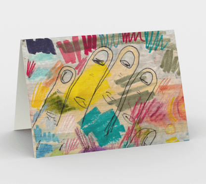 Set of 3 Blank Greeting Cards | 5 x 7 | Hand
