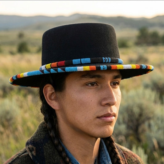 Size- 56 Beaded  Hat