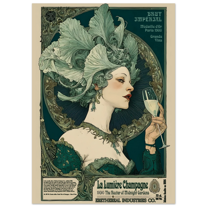 La Lumière Champagne - Poster & Framed Print
