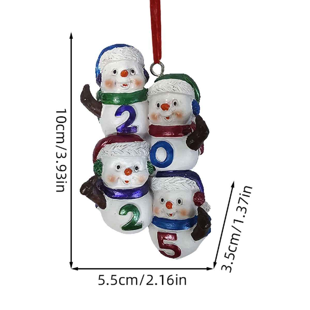 Snowman Resin Ornaments