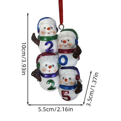 Snowman Resin Ornaments