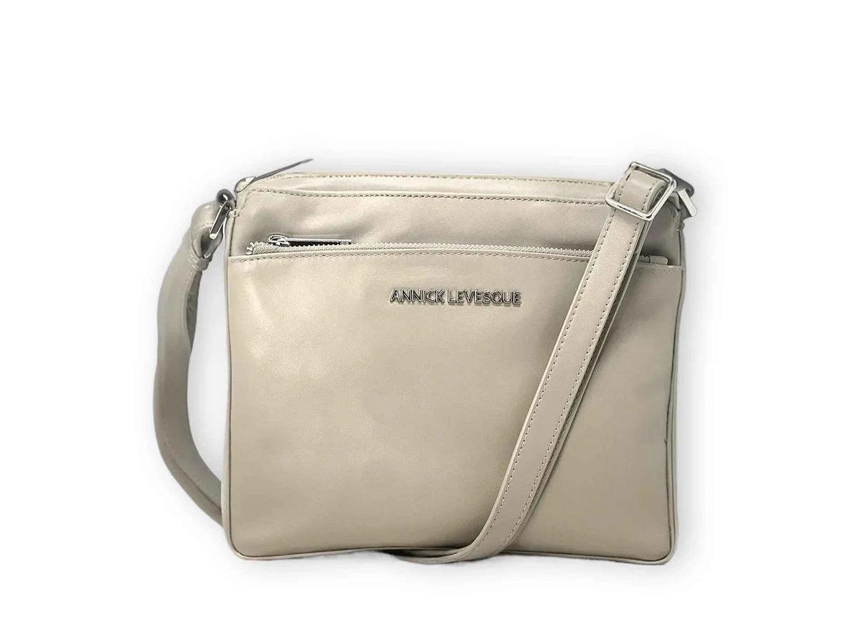 Sac à bandoulière "Crossbody" champagne | Gisèle petit