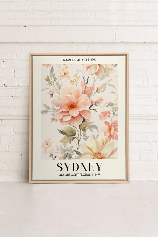 SYDNEY, Oeuvre sur toile étirée