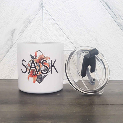 SASK Diamond Stainless Steel 17oz Coffee Mug