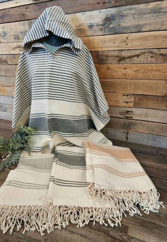 100% COTTON PONCHO