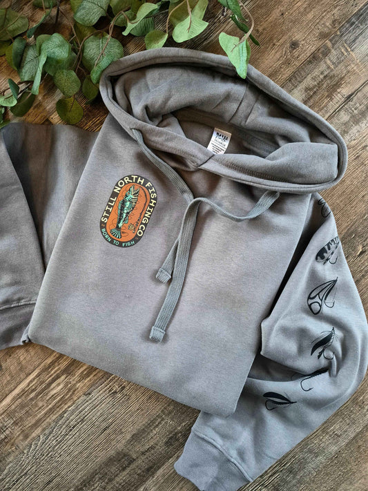 2025 BORN TO FISH HOODIE
