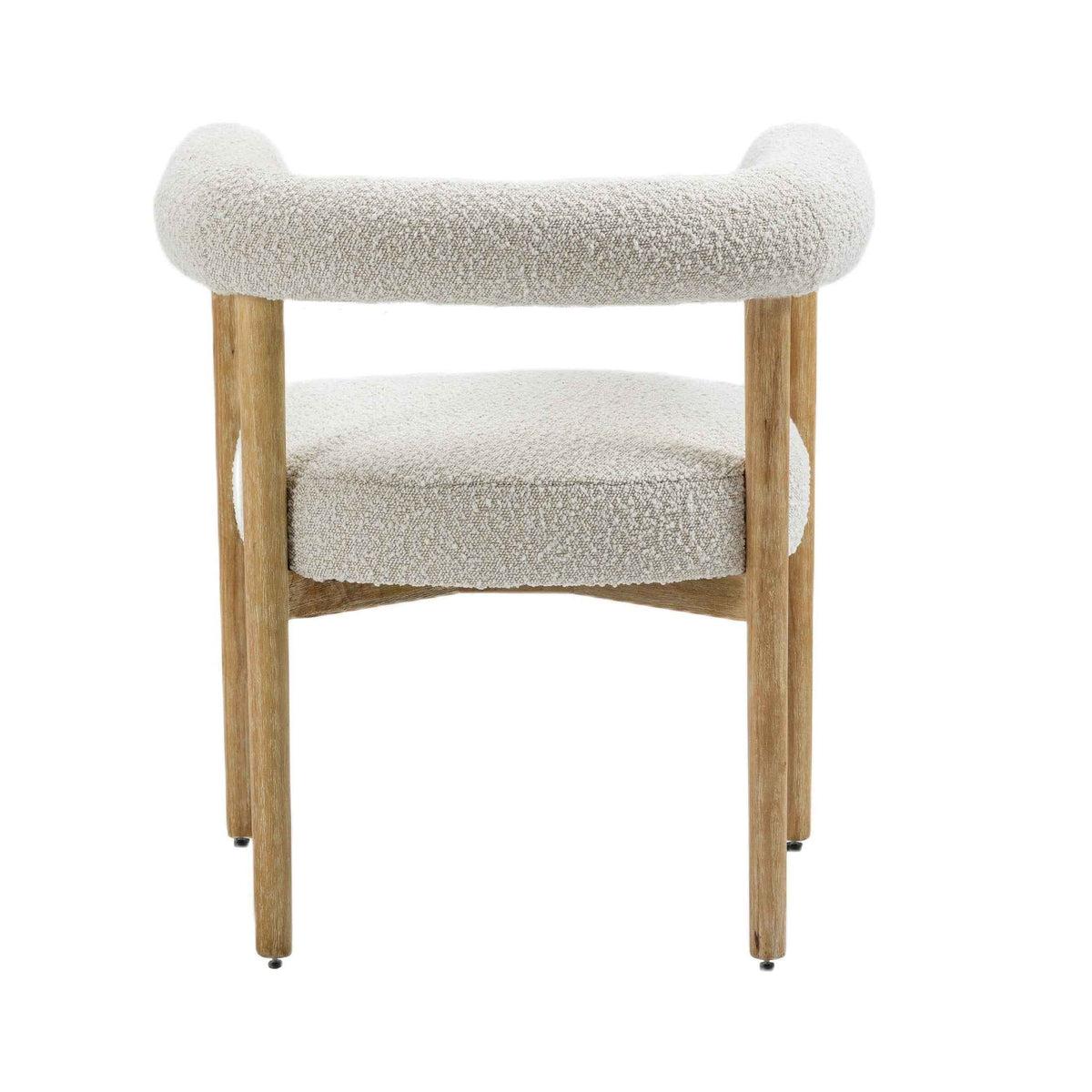 Svea Boucle Dining Chair - Cream