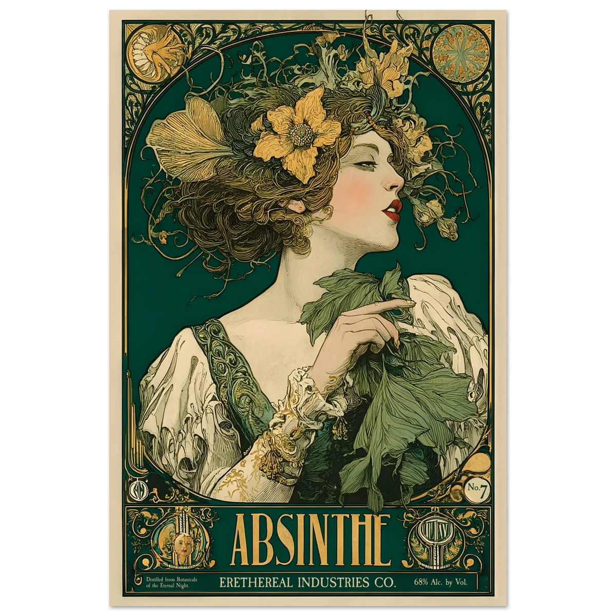 L’Absinthe d’Ombre - Poster & Framed Print