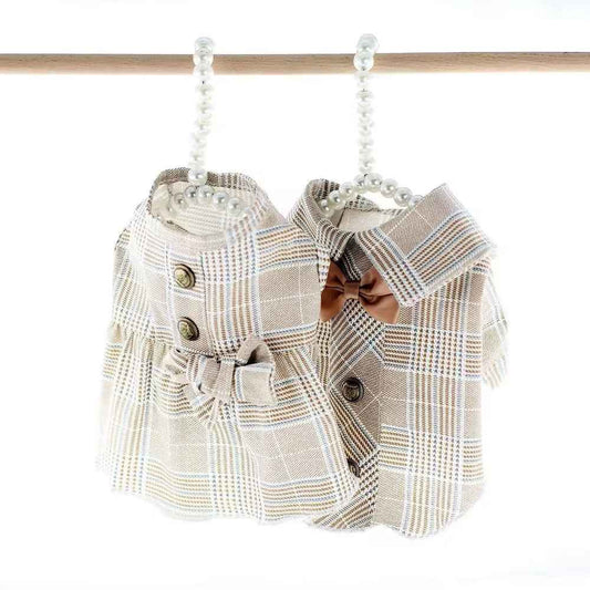 Sally Dog Dress | Plaid Dog | Pet Wear
