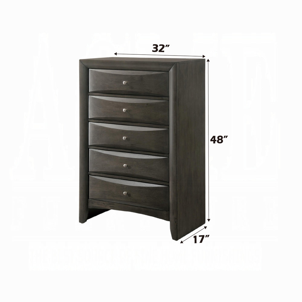 Neend Storage Chest - Grey Oak