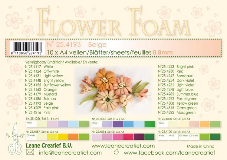 Flower Foam 10 A4 Sheets