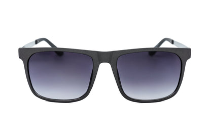 Soren – Matte Black & Gold Square Sunglasses | Bolero Eyewear