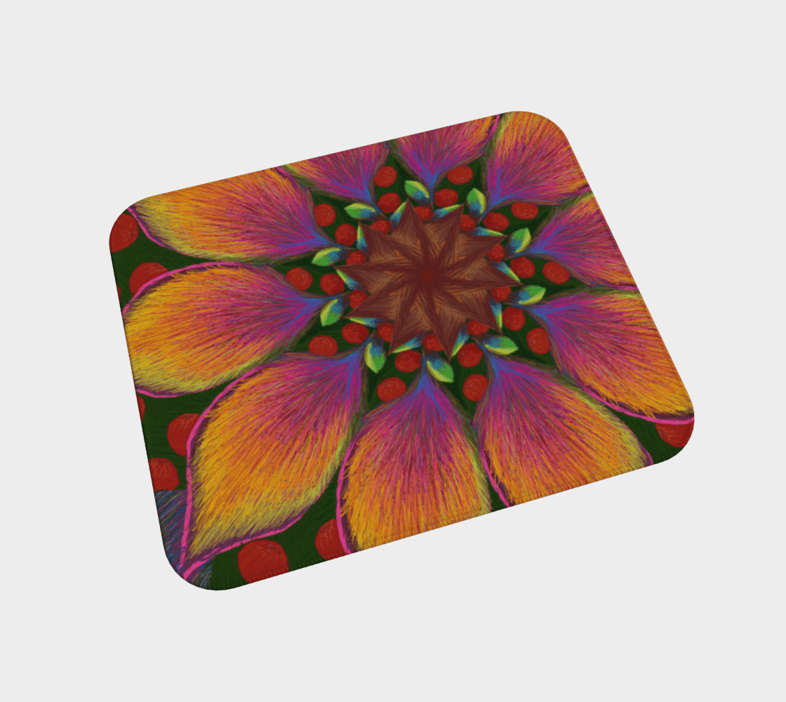 Small | Desk Mat |  Flower Power