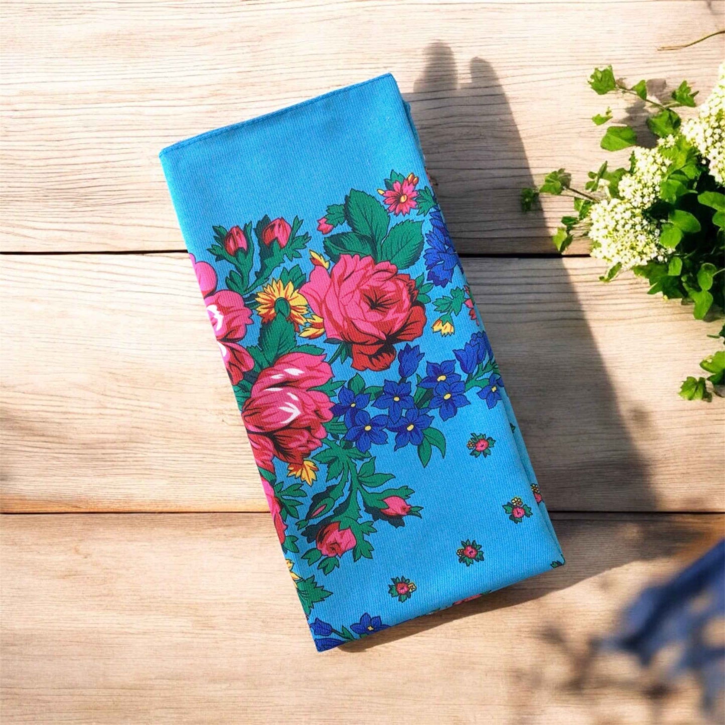 Turquoise Kokum Scarf