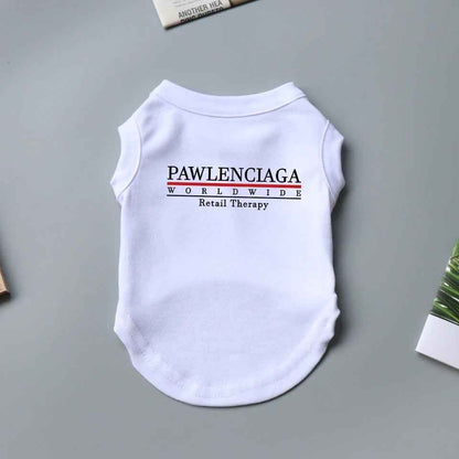 Pawlenciaga Dog Tee | Designer-Inspired Dog T-Shirt for Everyday Wear
