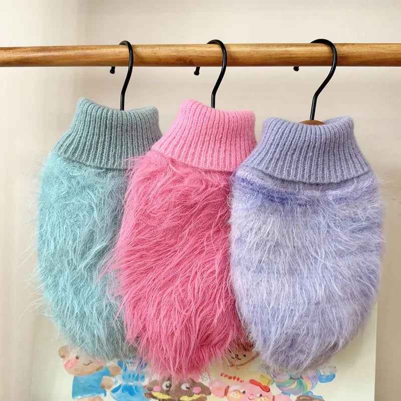 BlushCloud Fuzzy Dog Sweater | Cozy Plush Dog Sweater