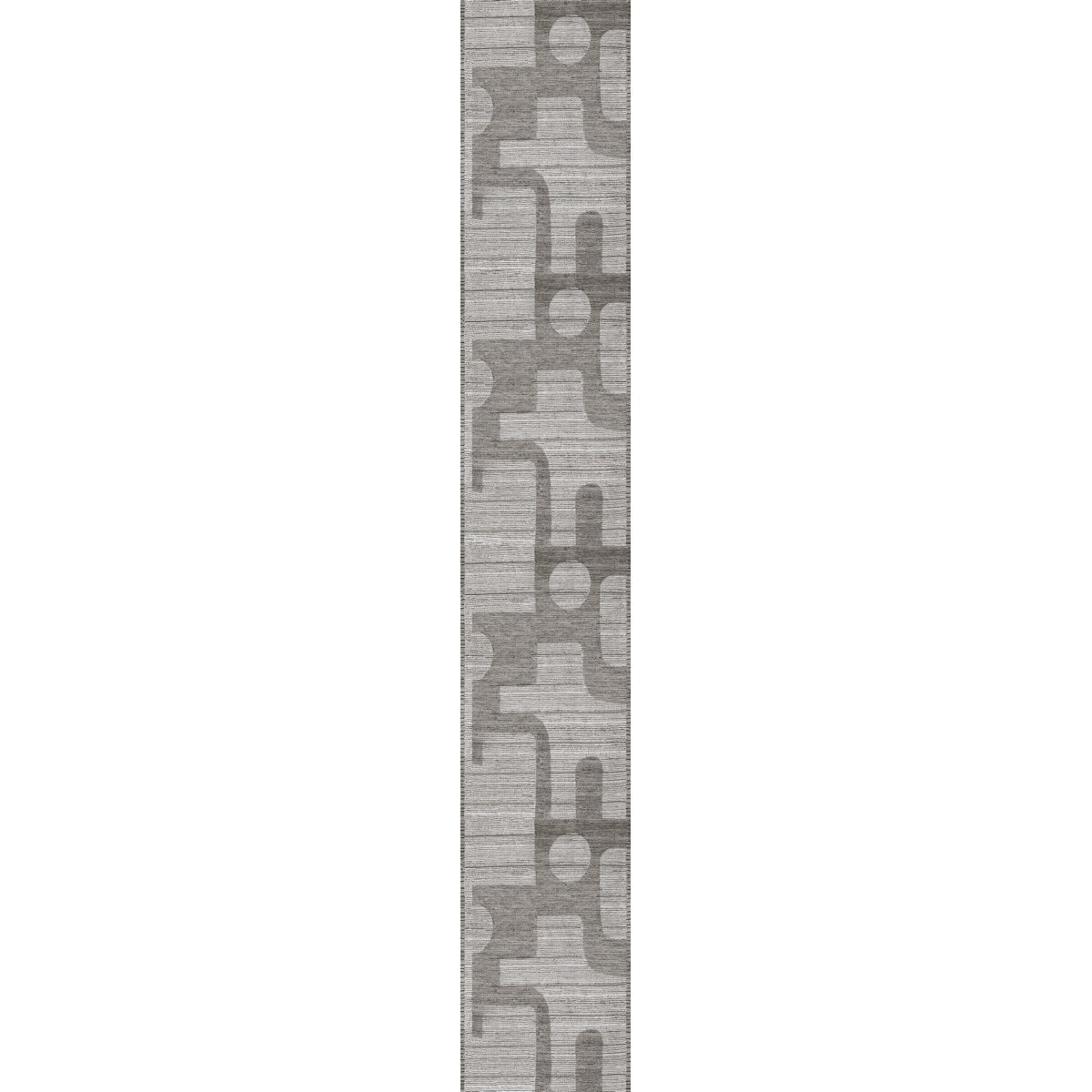 Teppich Puzzo Grau Silber