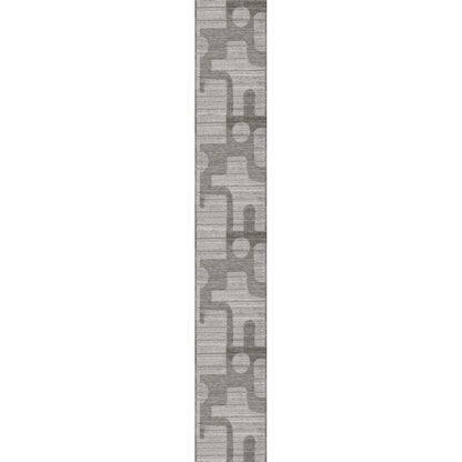 Teppich Puzzo Grau Silber