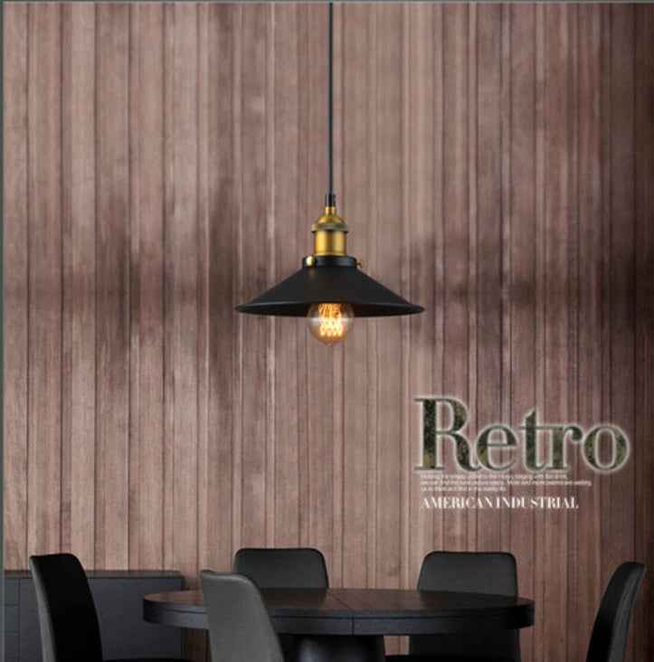 Industrial Cage Pendant Chandelier – Vintage Metal Hanging Light Fixture for Kitchen, Dining Room, Bar & Loft