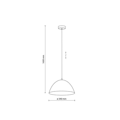 FARO Dome Pendant Light for Kitchen Island, Dining Table & Modern Interiors