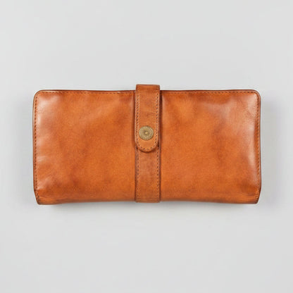 MET Women's Snap Tab Leather Wallet