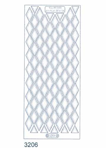 Stitch by Design Stickers - Diamond Border