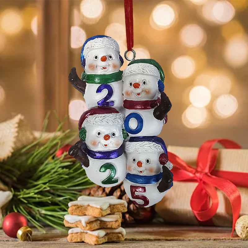 Snowman Resin Ornaments