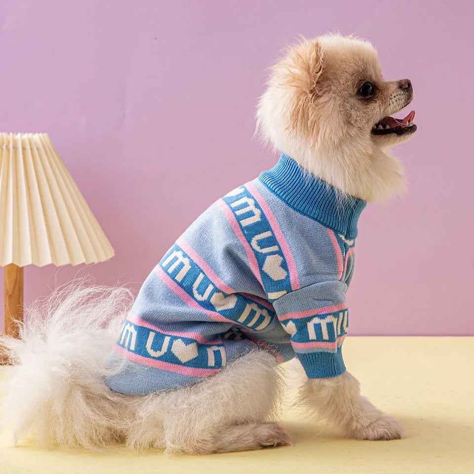 Meu Meu Dog Sweater | Soft Knit Dog Clothes for Small and Large Dogs