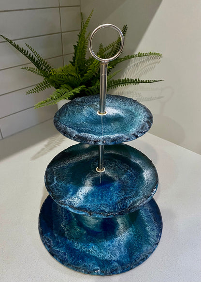 Slate Tiered Serving Platter - AURABAGS SHOP