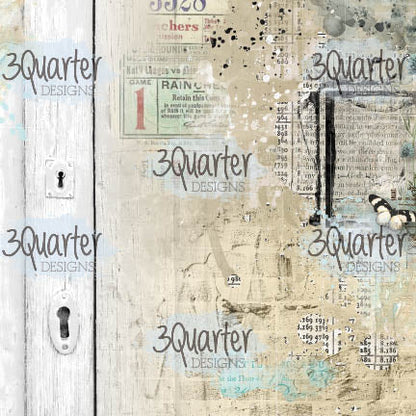 3Quarter Designs - 6" X 6" Paper Pack - Vintage Man