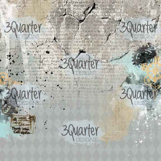 3Quarter Designs - 8" X 8" Paper Pack - Vintage Man