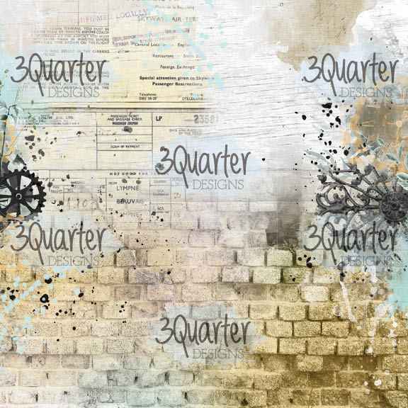 3Quarter Designs - 8" X 8" Paper Pack - Vintage Man