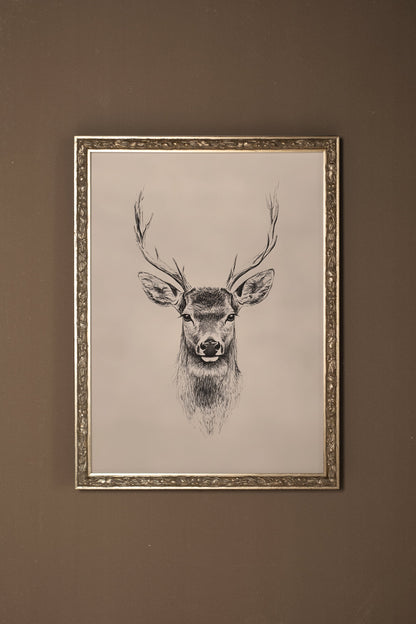WILD SKETCH, VINTAGE SILBERRAHMEN