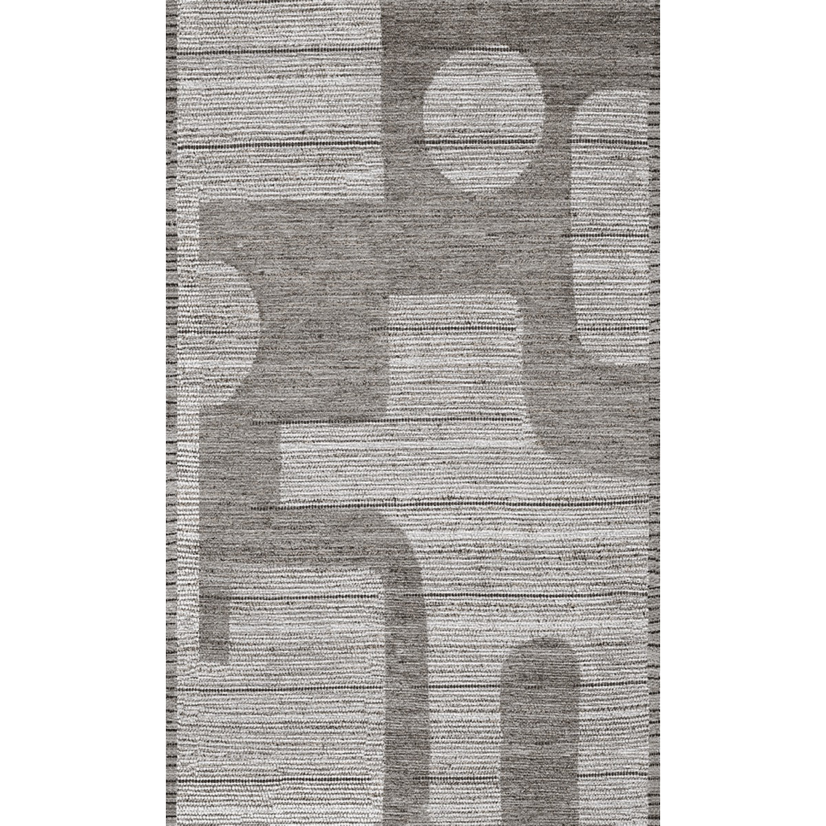 Teppich Puzzo Grau Silber