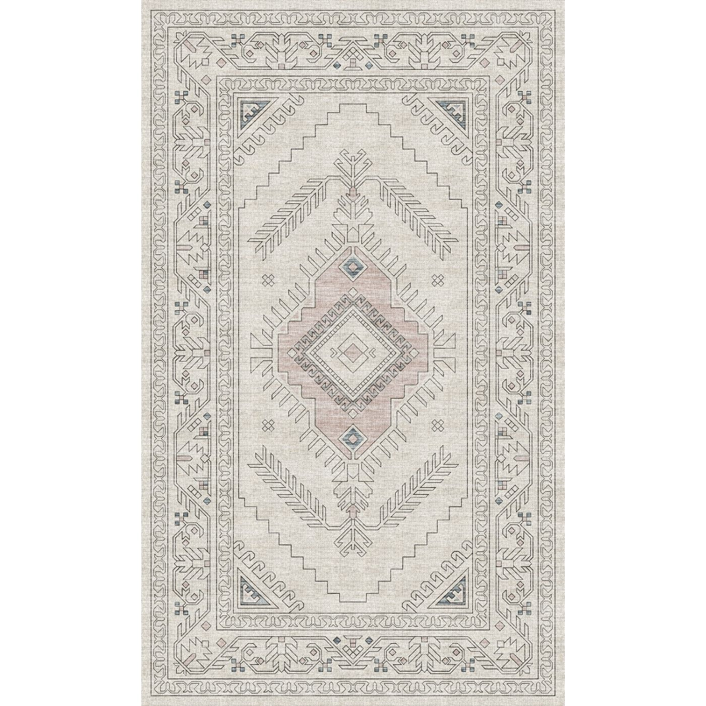 Teppich Charna Natur Beige