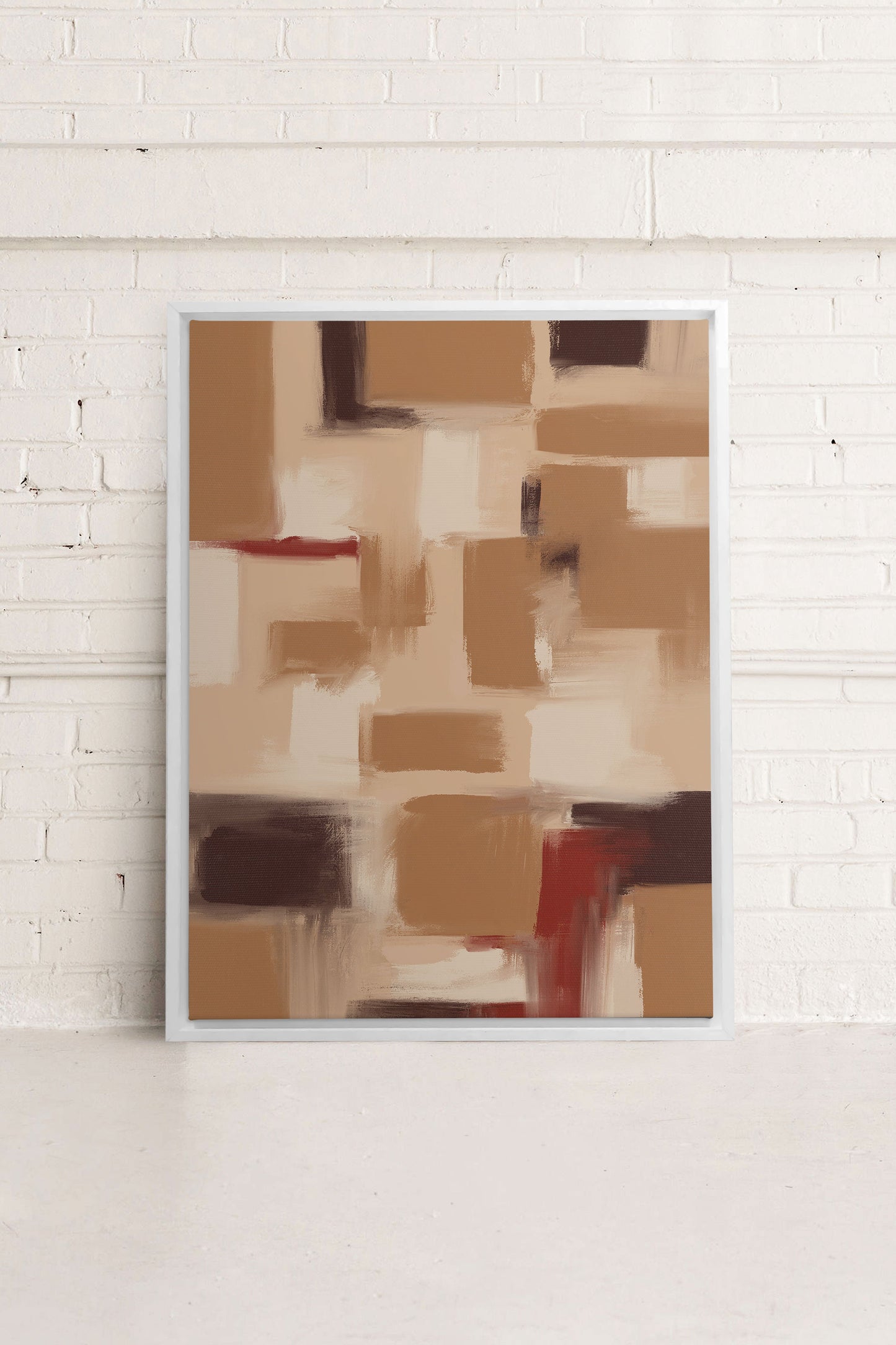 TRAITS, Oeuvre sur toile étirée