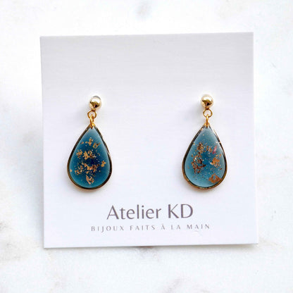 Boucles d’oreilles Céleste - goutte (moyen)