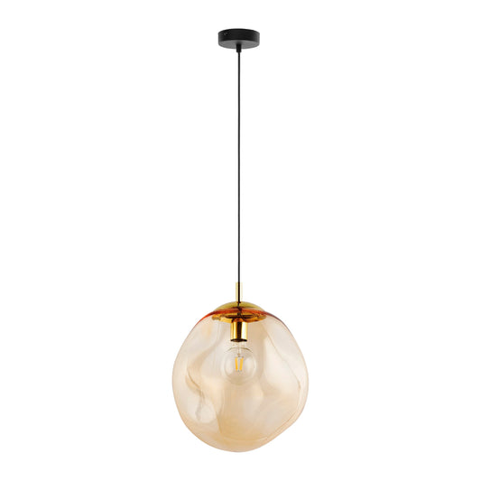 SOL Large Glass Pendant Light for Kitchen Island, Dining Room & Modern Interiors