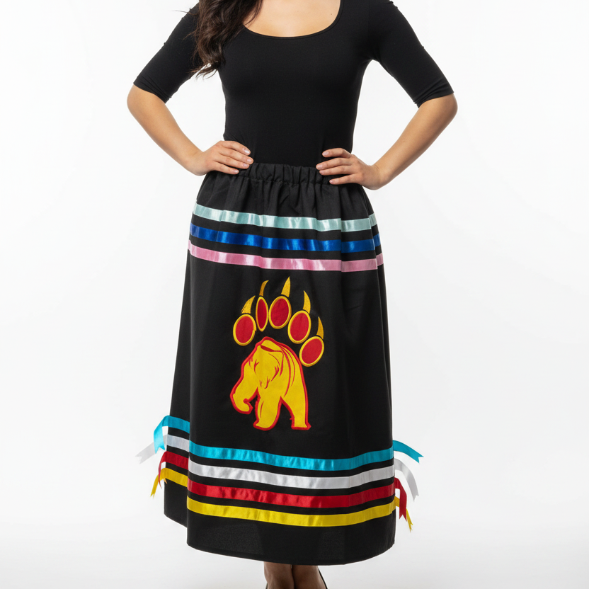 OLDTRIBES™ Trail of the Bear Ribbon Skirt