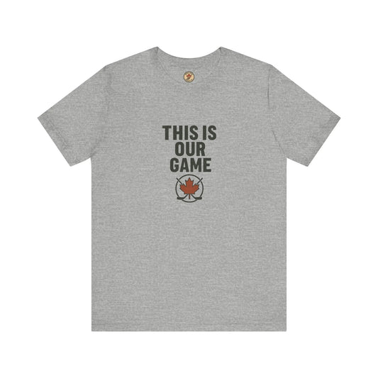 Canada Maple Leaf Hockey T-Shirt – This Is Our Game Tee