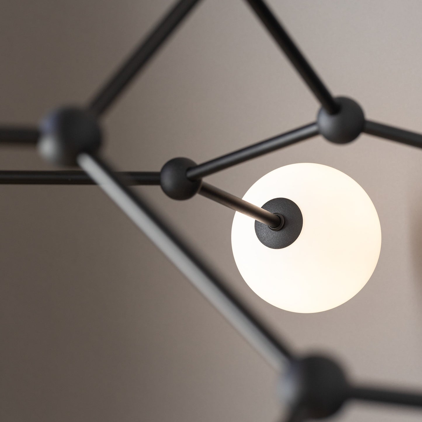 FAIRY Black Scandinavian Ceiling Lamp 6 - AURABAGS SHOP