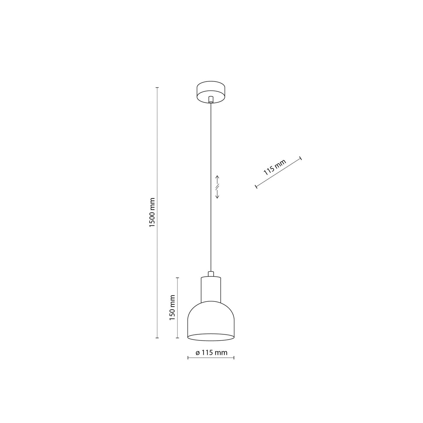 Cairo Mid-Century Modern Pendant Ceiling Light for Kitchen Island, Dining Room & Statement Interior Lighting - AURABAGS SHOP