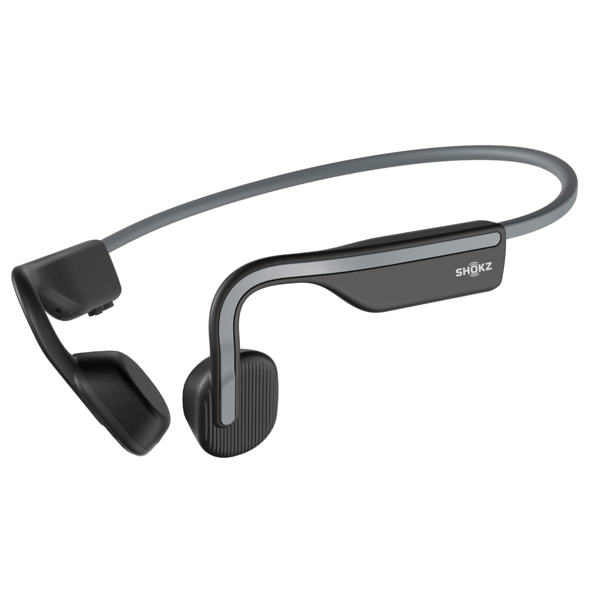 Shokz (AfterShokz) OpenMove - Open-Ear Bluetooth Sport Headphones - Bone Conduction Wireless Earphones - Sweatproof for Running and Workouts, with Sticker Pack (Grey) 🍁 All In One Marketplace Canada