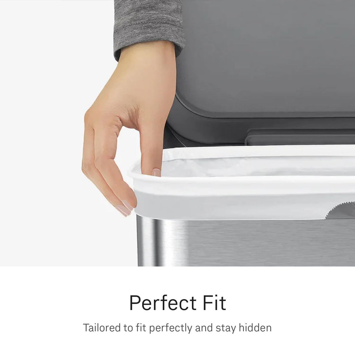 simplehuman Code J 100 Count, Dispenser Pack Custom Fit Liners, Drawstring Trash Bags, 30-45L / 8-12 Gallons, White 🍁 All In One Marketplace Canada