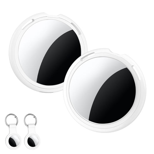 2 Pack Tracker Tags [Apple MFi Certified] Pair with Apple Find My (iOS Only) Bluetooth Smart Tags Key Finder Item Locator Waterproof Finder Worldwide Tracking for Pets Wallet Backpack Dogs Luggage 🍁 All In One Marketplace Canada