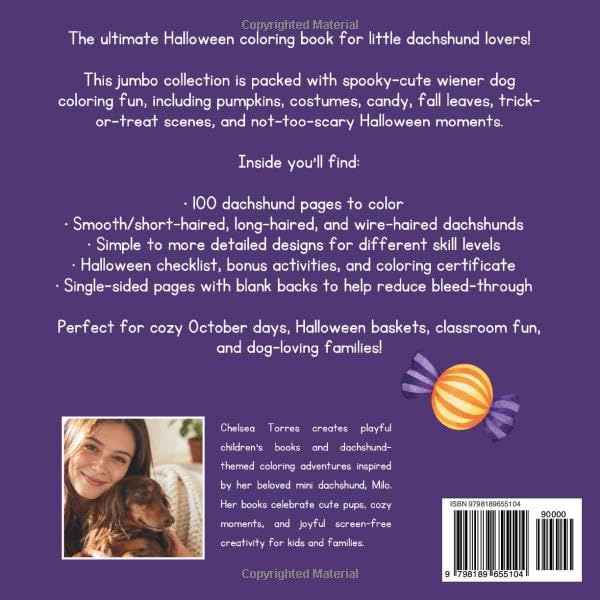 My Ultimate Halloween Dachshund Coloring Book