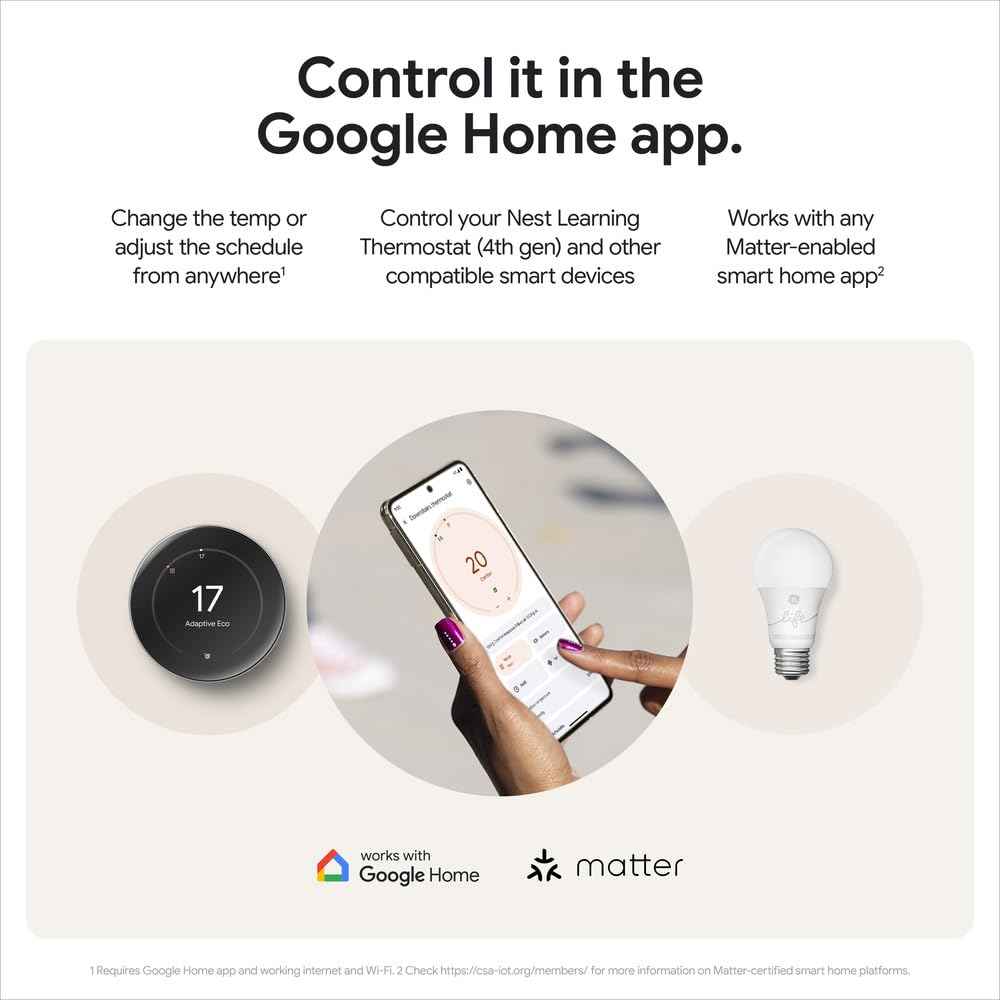 Google Nest Learning Thermostat (4th Gen) with Temp Sensor - Obsidian 🍁 All In One Marketplace Canada