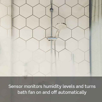 Leviton Humidity Sensor Switch for Bathroom Exhaust Fan, automate Ventilation, air Circulation, Moisture Control, ¼ HP, Single Pole, DHS05-1LW, White 🍁 All In One Marketplace Canada