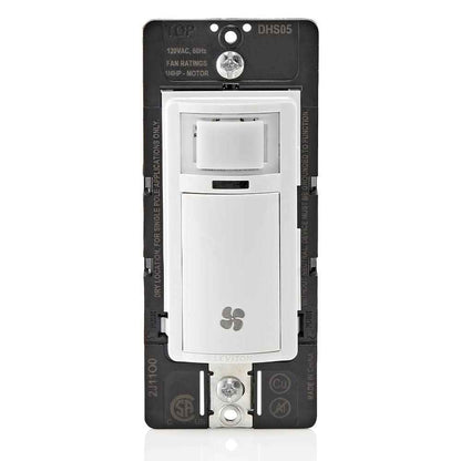 Leviton Humidity Sensor Switch for Bathroom Exhaust Fan, automate Ventilation, air Circulation, Moisture Control, ¼ HP, Single Pole, DHS05-1LW, White 🍁 All In One Marketplace Canada