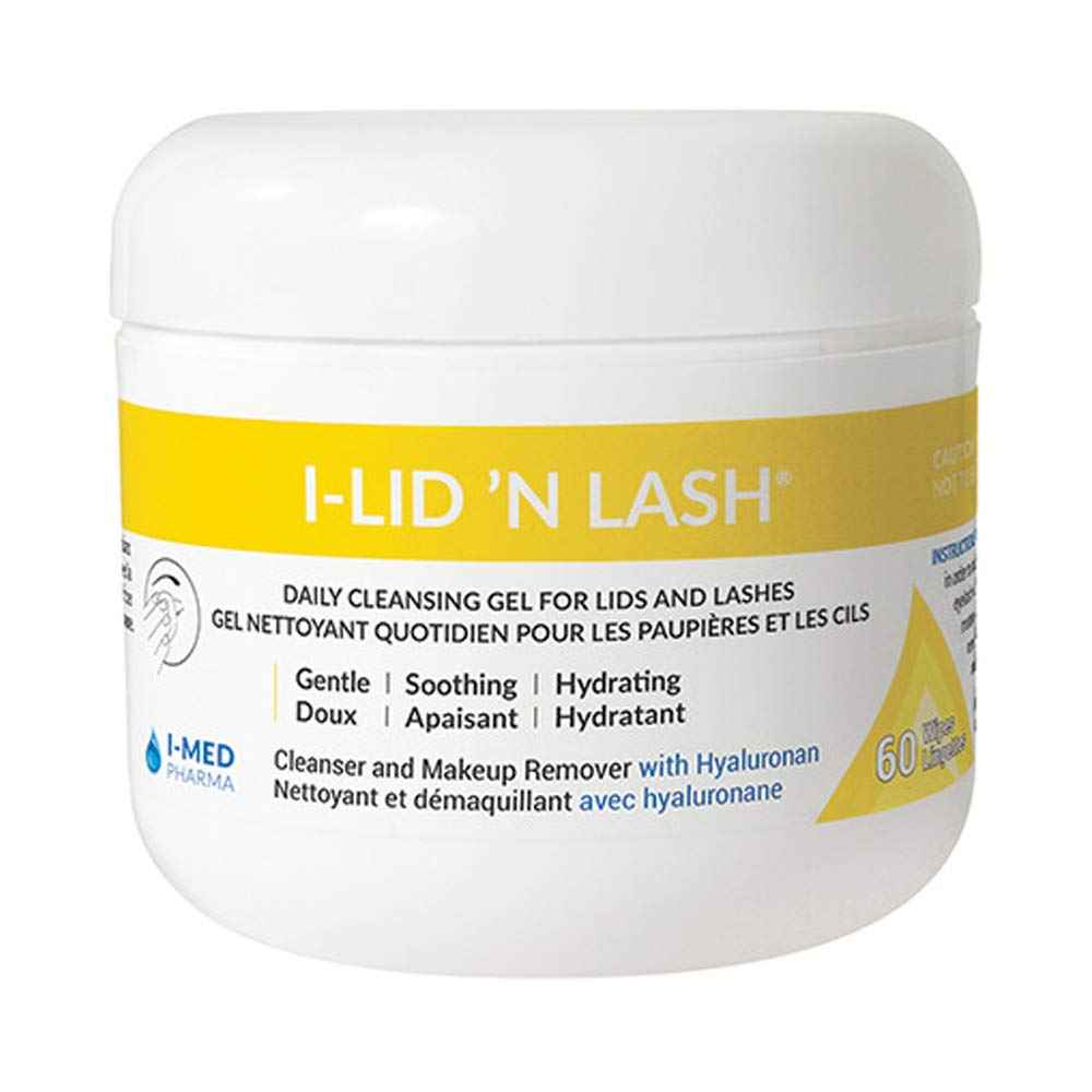 I-LID 'N LASH Eyelid Cleansing Wipes, 60 pre-soaked wipes 🍁 All In One Marketplace Canada